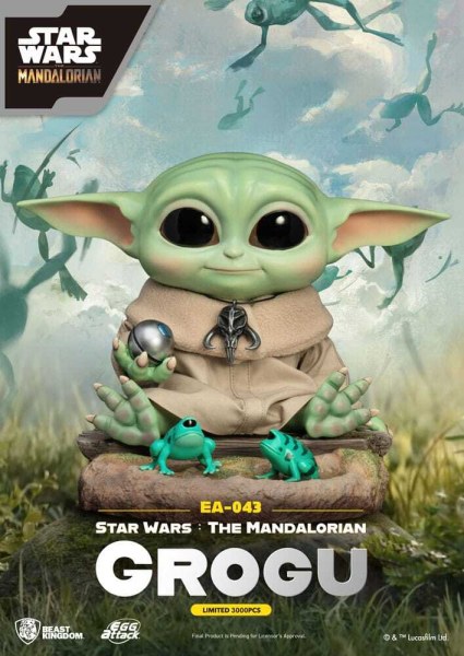 Star Wars: The Mandalorian Egg Attack Grogu statuette 18 cm