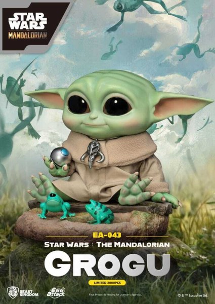 Star Wars: The Mandalorian Egg Attack Grogu statuette 18 cm