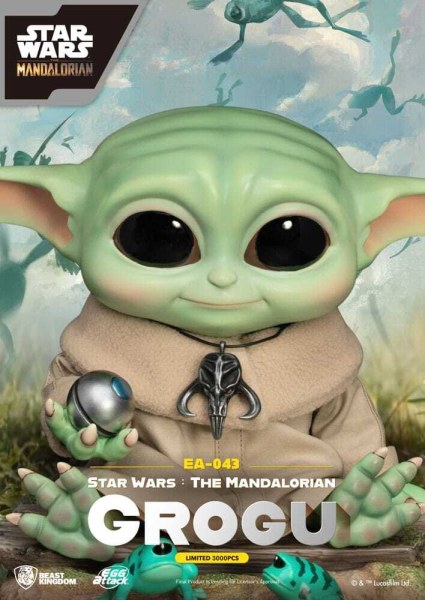 Star Wars: The Mandalorian Egg Attack Grogu statuette 18 cm