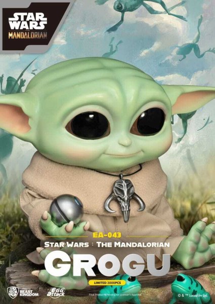 Star Wars: The Mandalorian Egg Attack Grogu statuette 18 cm