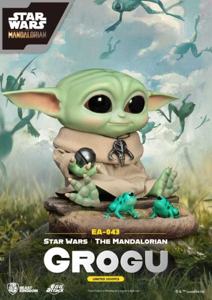 Star Wars: The Mandalorian Egg Attack Grogu statuette 18 cm
