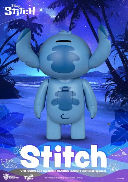 Lilo and Stitch Syaking Bang Stitch vinyl piggy bank 30 cm