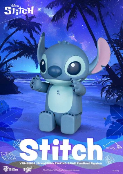 Lilo and Stitch Syaking Bang Stitch vinyl piggy bank 30 cm