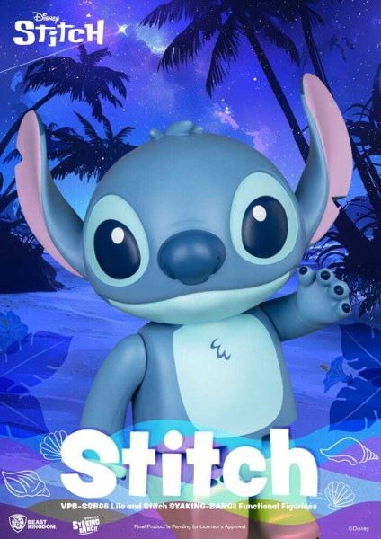 Lilo and Stitch Syaking Bang Stitch vinyl piggy bank 30 cm