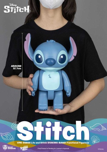 Lilo and Stitch Syaking Bang Stitch vinyl piggy bank 30 cm