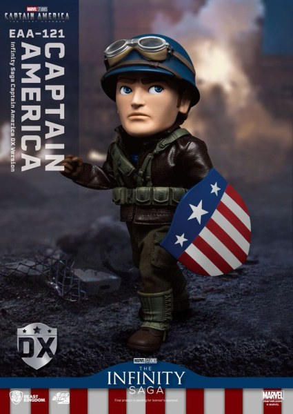 Captain America: The First Avenger Egg Attack Action Figure Captain America DX Version 17 cm
