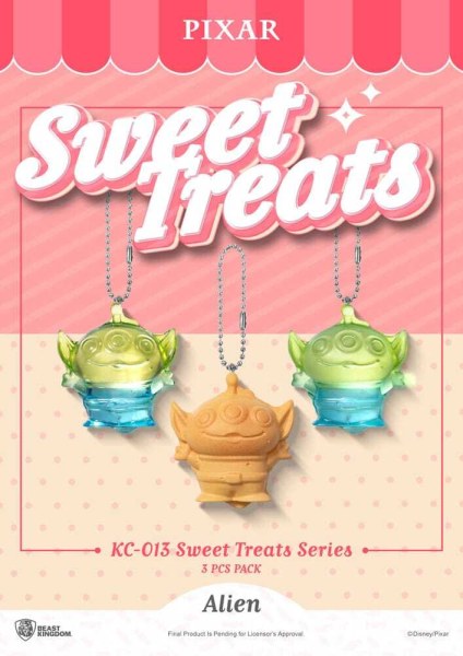 Pixar Sweet Treats Series 4 cm 3-pack keychains