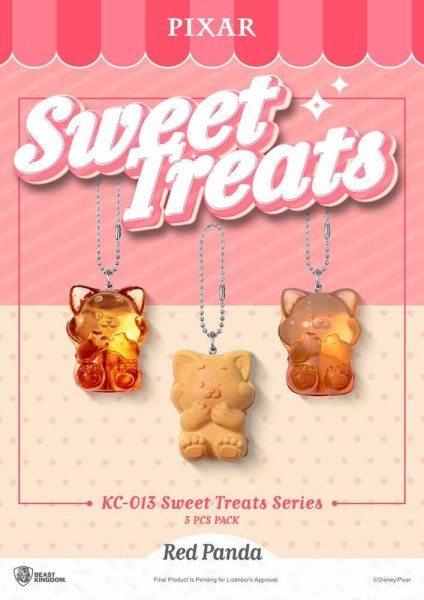 Pixar Sweet Treats Series 4 cm 3-pack keychains