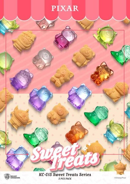 Pixar Sweet Treats Series 4 cm 3-pack keychains