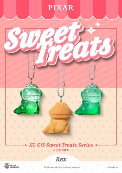 Pixar Sweet Treats Series 4 cm 3-pack keychains