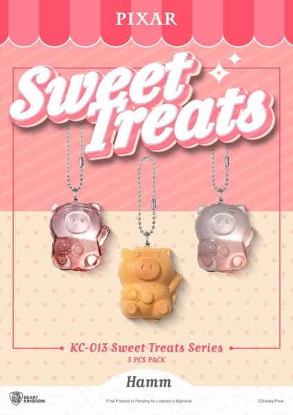 Pixar Sweet Treats Series 4 cm 3-pack keychains