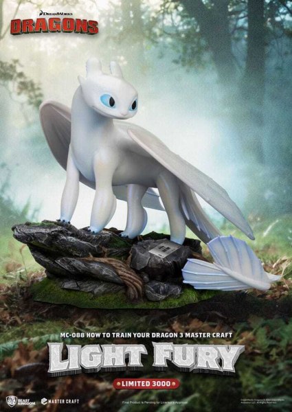 Dragons 3 Master Craft Light Fury statuette 29 cm