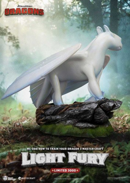Dragons 3 Master Craft Light Fury statuette 29 cm
