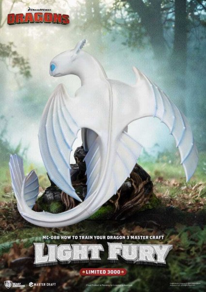 Dragons 3 Master Craft Light Fury statuette 29 cm