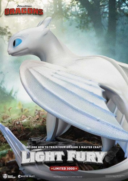 Dragons 3 Master Craft Light Fury statuette 29 cm