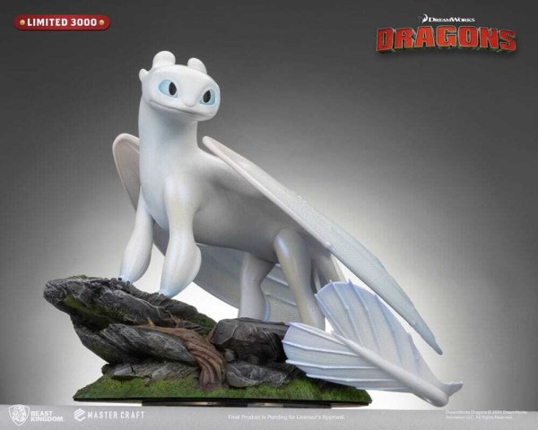 Dragons 3 Master Craft Light Fury statuette 29 cm