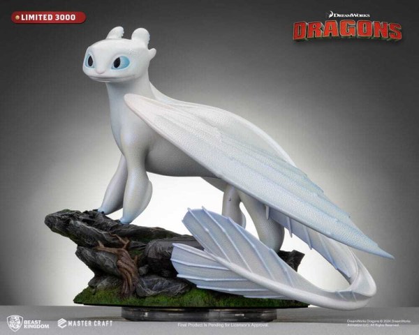 Dragons 3 Master Craft Light Fury statuette 29 cm