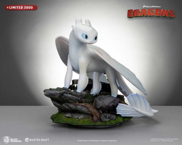 Dragons 3 Master Craft Light Fury statuette 29 cm