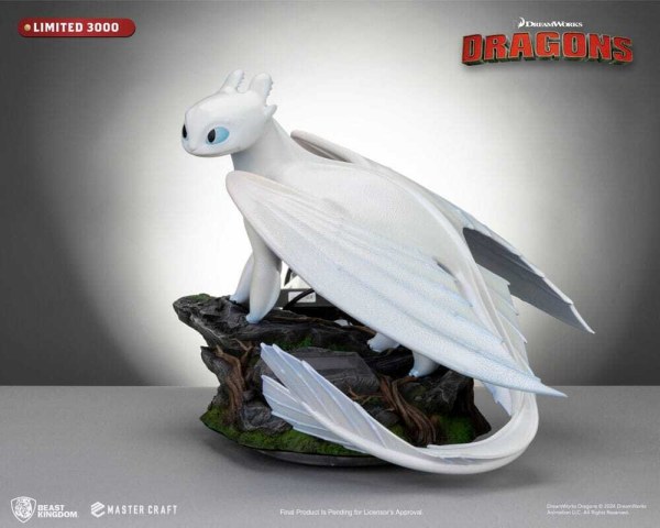 Dragons 3 Master Craft Light Fury statuette 29 cm
