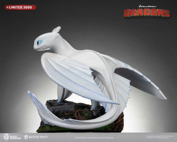 Dragons 3 Master Craft Light Fury statuette 29 cm
