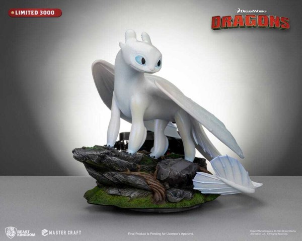 Dragons 3 Master Craft Light Fury statuette 29 cm