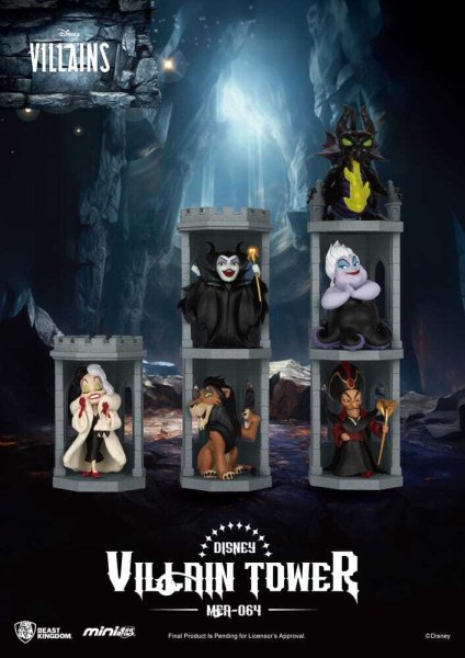 Disney Villains figurine assortment Mini Egg Attack Villain Tower Blind Box Series 12 cm