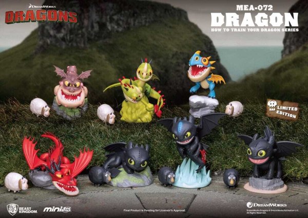 How to train your Dragon figurine assortment Mini Egg Attack Blind Box Series 10 cm