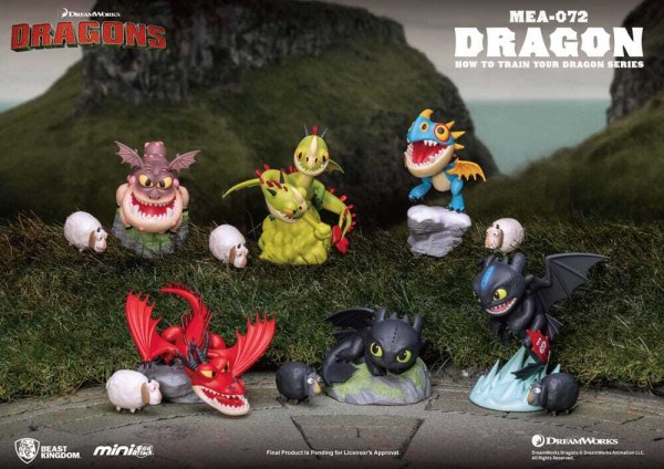 How to train your Dragon figurine assortment Mini Egg Attack Blind Box Series 10 cm