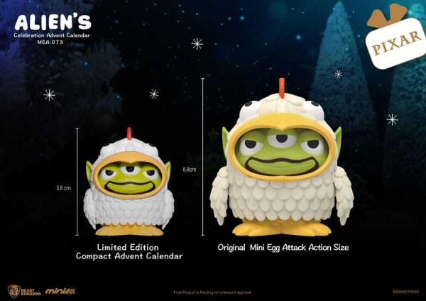 Toy Story Advent Calendar Mini Egg Attack Alien's Celebration