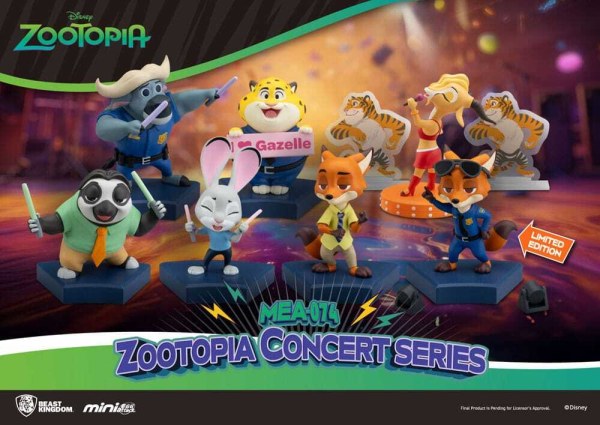 Zootopia figurine assortment Mini Egg Attack Blind Box Concert Series 8 cm