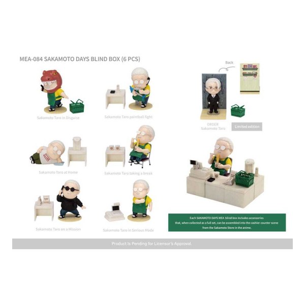 Sakamoto Nichijou Store Series Figures Sakamoto Taro Blind Box