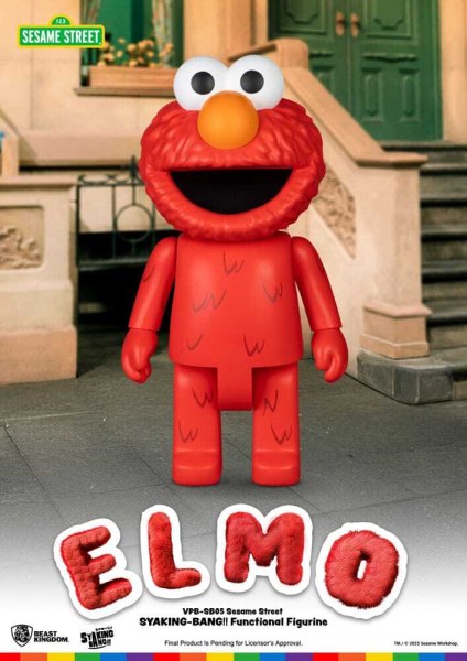 Sesame Street Siaking Bang Elmo Vinyl Piggy Bank 47 cm