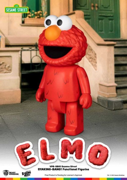 Sesame Street Siaking Bang Elmo Vinyl Piggy Bank 47 cm