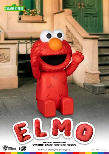 Sesame Street Siaking Bang Elmo Vinyl Piggy Bank 47 cm