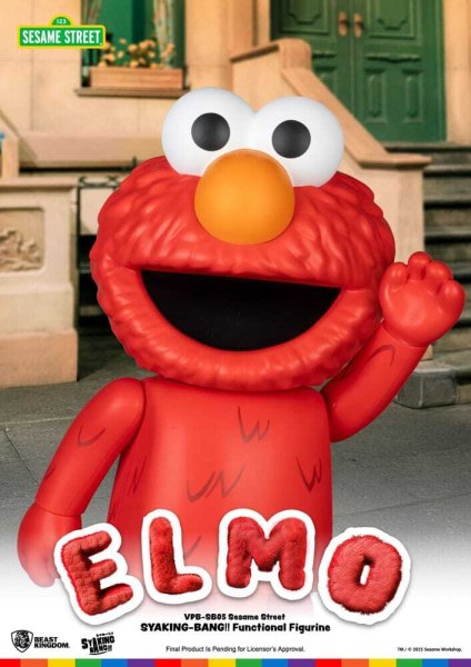 Sesame Street Siaking Bang Elmo Vinyl Piggy Bank 47 cm