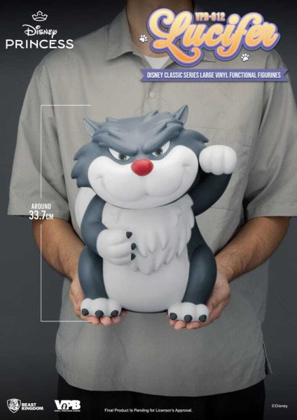 Cinderella Piggy Bank Lucifer 33 cm