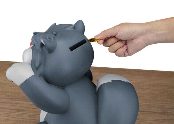Cinderella Piggy Bank Lucifer 33 cm