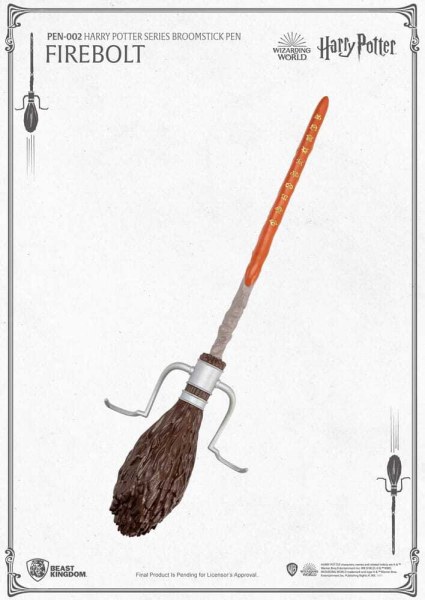 Harry Potter Firebolt Flying Broomstick Ballpoint Pen 29cm