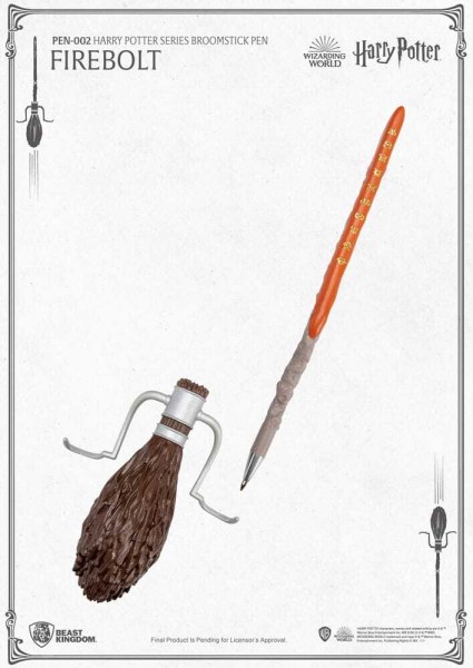 Harry Potter Firebolt Flying Broomstick Ballpoint Pen 29cm