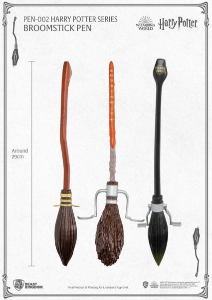 Harry Potter Firebolt Flying Broomstick Ballpoint Pen 29cm