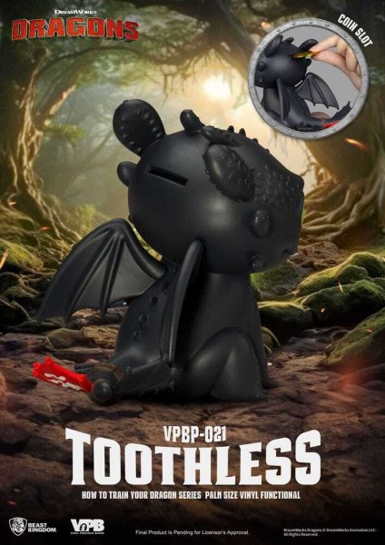 Dragons Piggy Bank Toothless 12 cm