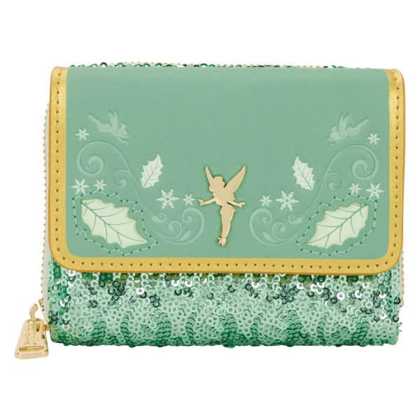 TINKER BELL HOLIDAY TRI FOLD WALLET - DISNEY LOUNGEFLY