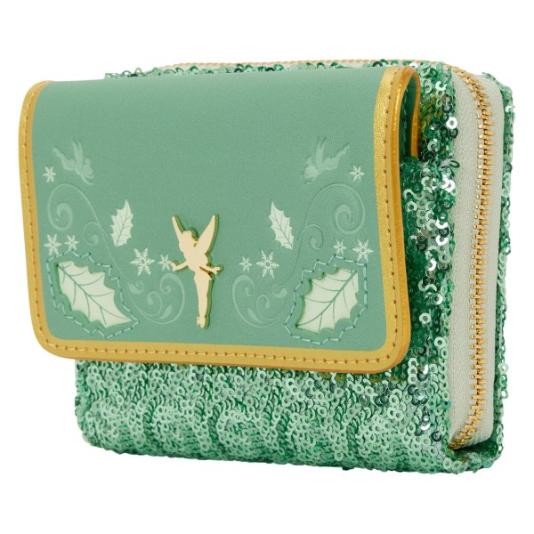 TINKER BELL HOLIDAY TRI FOLD WALLET - DISNEY LOUNGEFLY