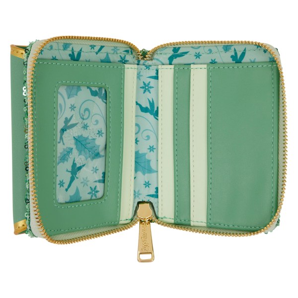 TINKER BELL HOLIDAY TRI FOLD WALLET - DISNEY LOUNGEFLY