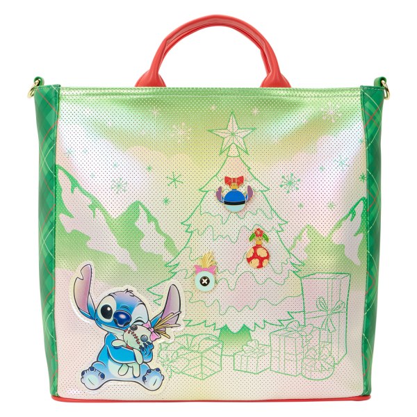 LILO AND STITCH HOLIDAY TOTE BAG - DISNEY LOUNGEFLY