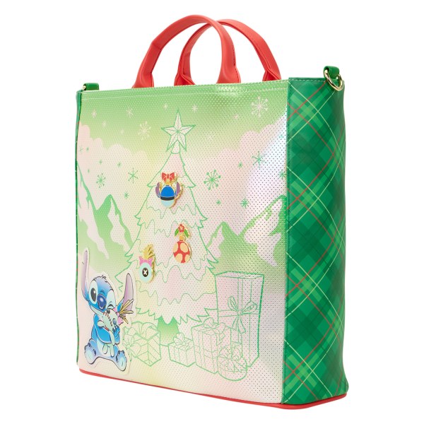 LILO AND STITCH HOLIDAY TOTE BAG - DISNEY LOUNGEFLY