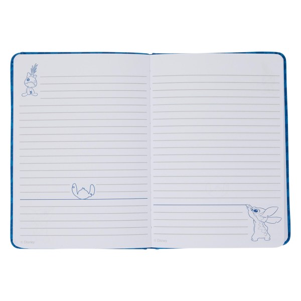 LILO & STITCH HOLIDAY REFILLABLE STATIONERY JOURNAL - DISNEY LOUNGEFLY