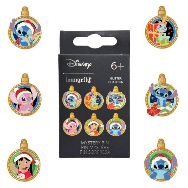 LILO & STITCH HOLIDAY ORNAMENTS MYSTERY BOX PIN - DISNEY LOUNGEFLY