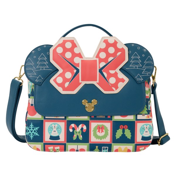 MICKEY AND MINNIE HOLIDAY CROSSBODY BAG - DISNEY LOUNGEFLY