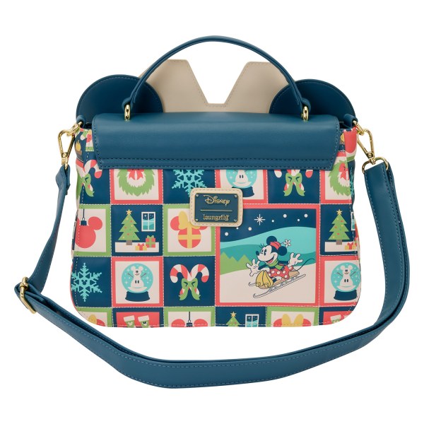 MICKEY AND MINNIE HOLIDAY CROSSBODY BAG - DISNEY LOUNGEFLY